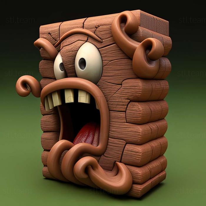 3D model Worms World Party game (STL)